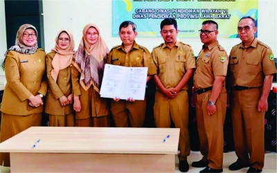 Serah Terima Jabatan Kepala SMAN 1 Warungkondang