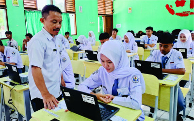 Pelaksanaan TKA Gelombang 1 Hari ke-1