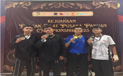 SMAN 1 Warungkondang Raih 1 Emas dan 3 Perak pada Kejuaraan Pencak Silat Pusaka Pakuan Championship 2025